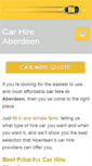 Mobile Screenshot of carhireaberdeen.com